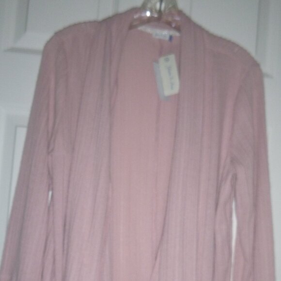 Women’s Pink color, open front cardigan - Picture 1 of 6